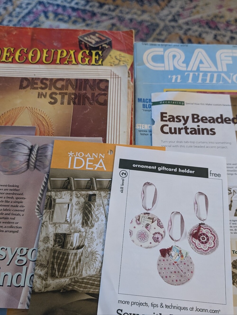 Assorted Craft & Sewing Pattern Booklets - Multicolor (2)